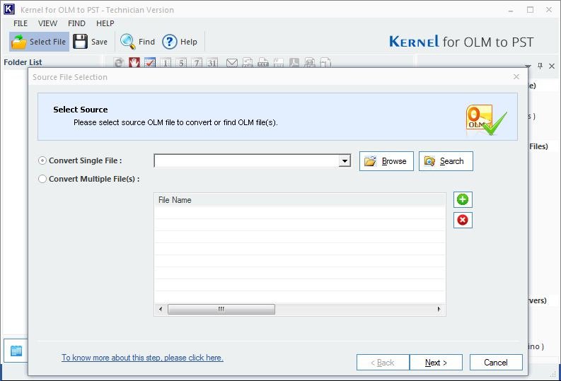 Launch Mac Outlook to Windows Outlook converter tool