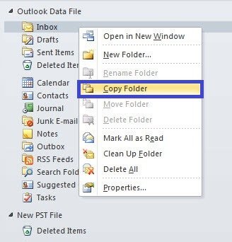Select Copy Folder