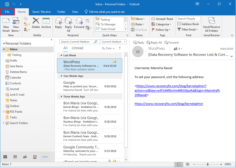 How To Change Default Mail Delivery Location In Outlook Images
