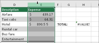 Select the cells you wish to replace space from