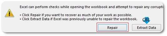 repair the corrupt file