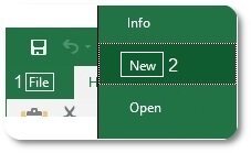 select to open file