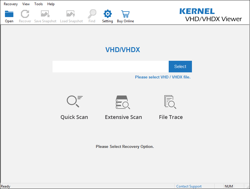 Open Kernel VHD Viewer tool