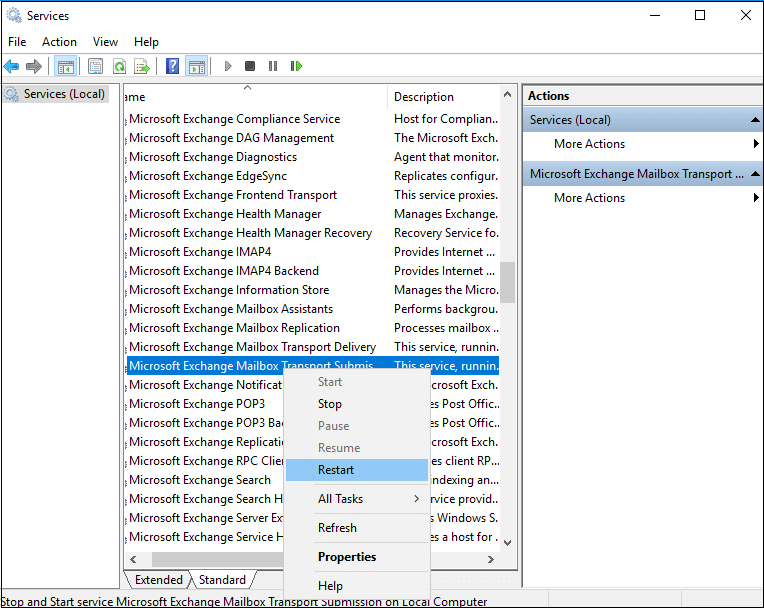 Microsoft Exchange Service