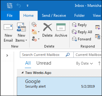 select File option