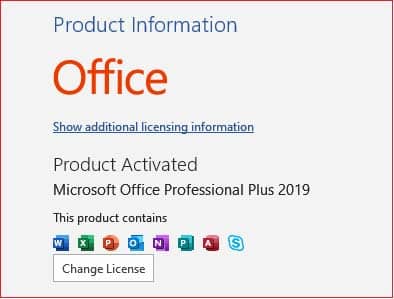 Check MS Outlook version