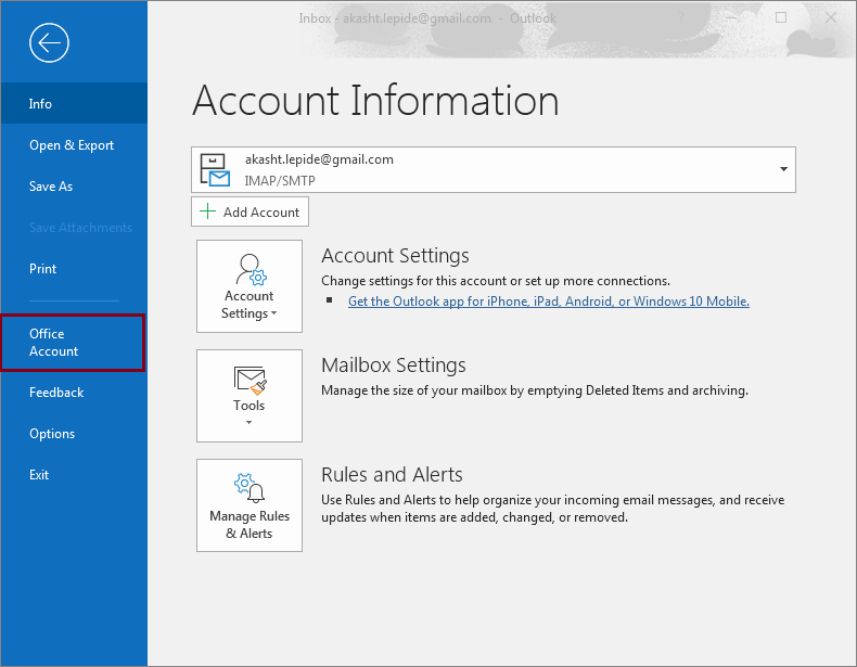 Account Information