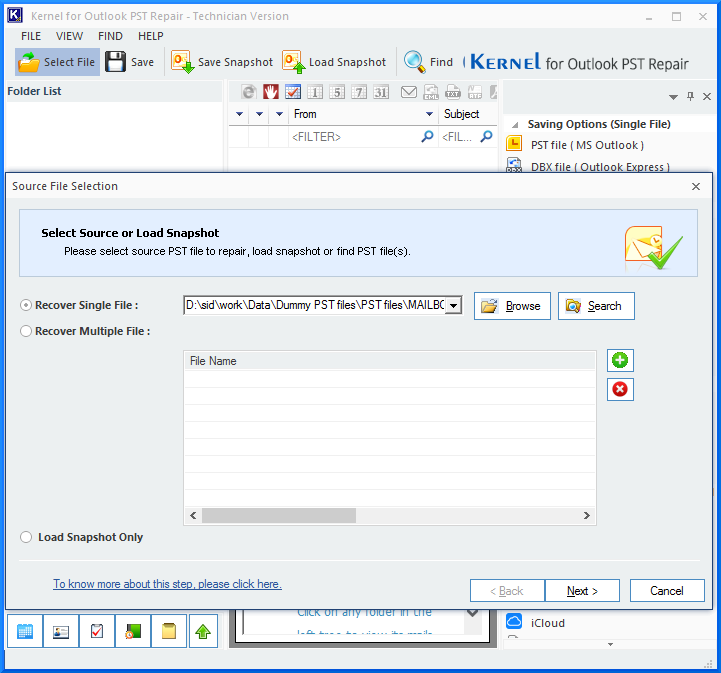 Kernel Outlook PST Repair tool