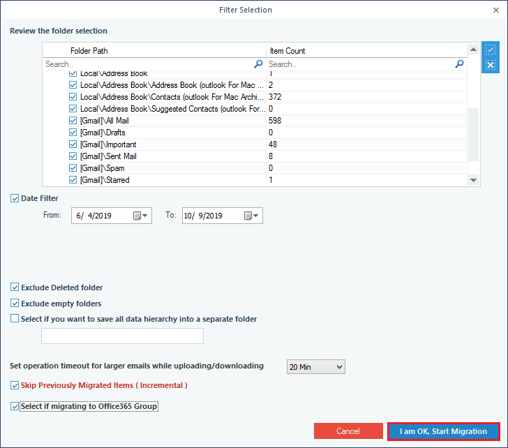Add filter options