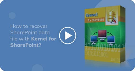 SharePoint Server Recovery