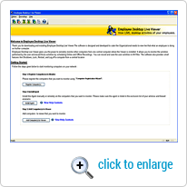 Main Software Screen